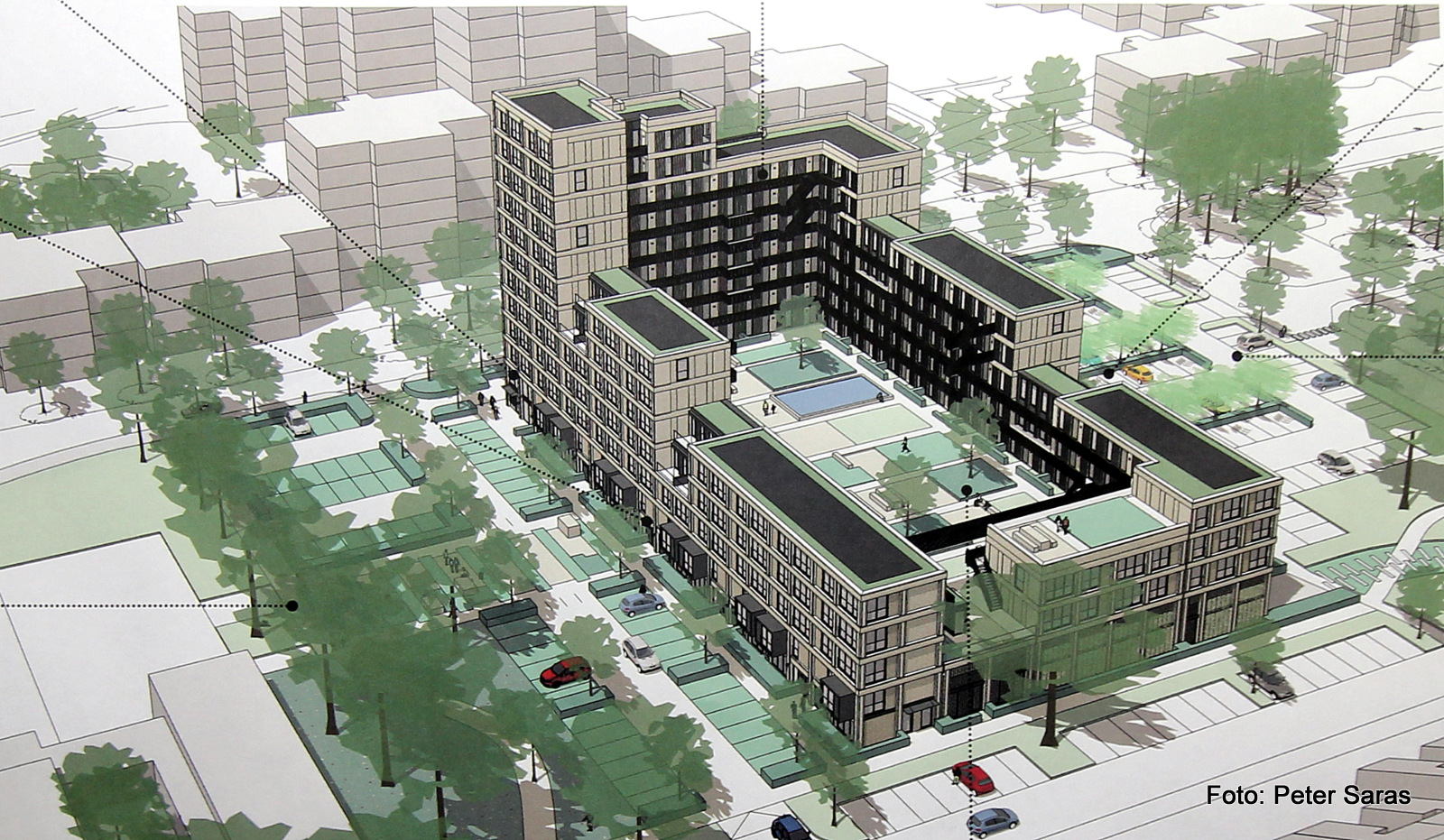 Winkelcentrum Weezenhof ontwerp Dornick